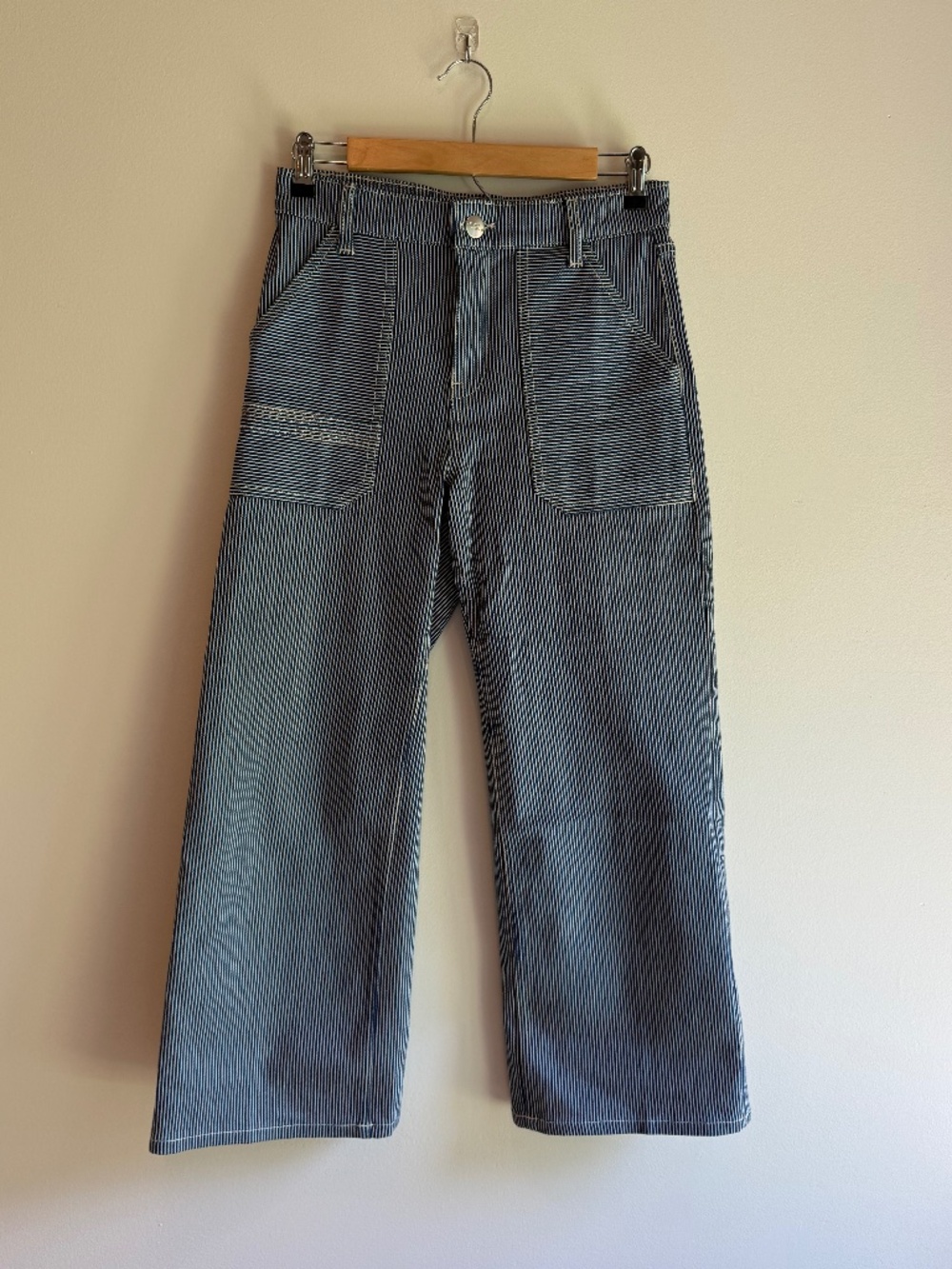 Seventy + Mochi Elodie Jean in Denim Stripe | Size 27